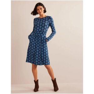 Boden Abigail Long Sleeve Jersey Dress Size 12R